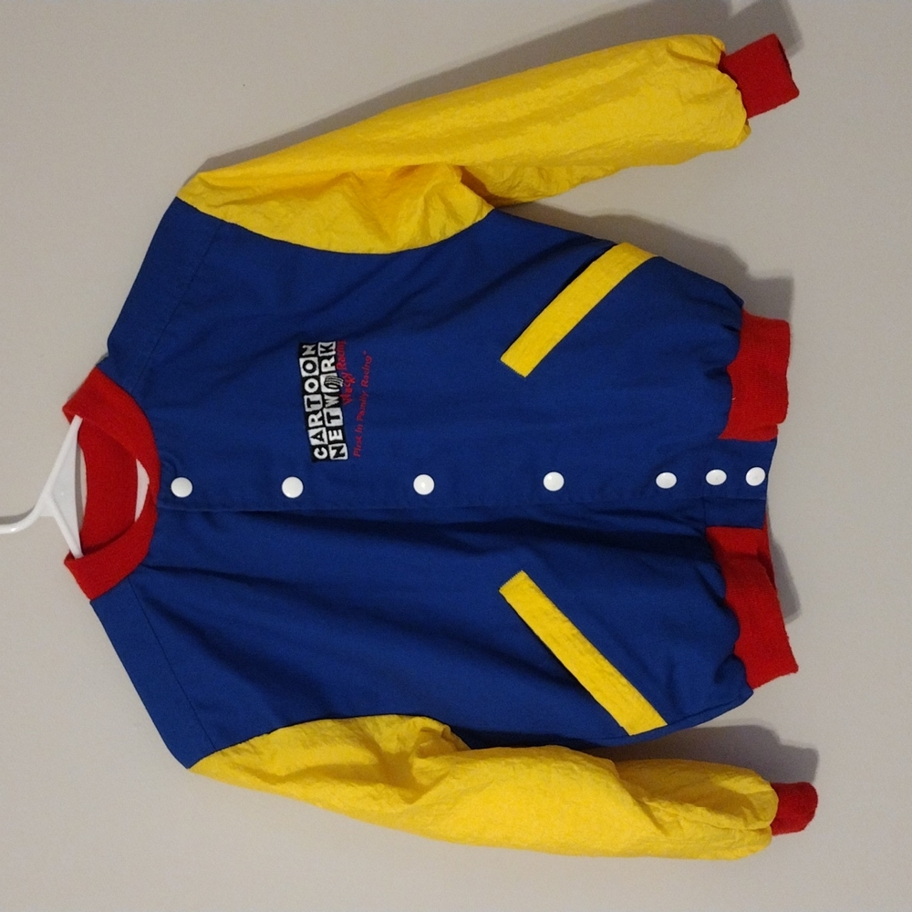 Vintage cartoon network wacky racing kids jacket